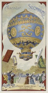 Erster bemannter Ballonflug, November 1783 von European School