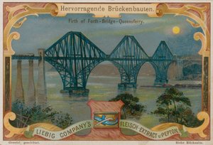 Forth Bridge über den Firth of Forth, Schottland von European School