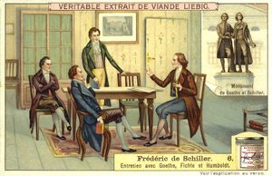 Friedrich Schiller, deutscher Philosoph, Dichter und Dramatiker von European School