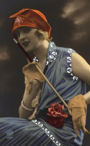 Mädchen mit einem Stock von European School