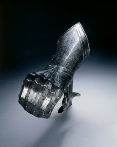 Gotischer Fausthandschuh für die rechte Hand, ca. 1490 von European School
