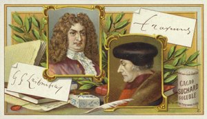 Gottfried Wilhelm Leibniz und Desiderius Erasmus von European School