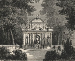 Grotte von Marie de Medici im Luxemburg von European School