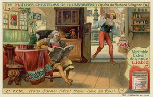 Hans Sachs in seiner Werkstatt von European School