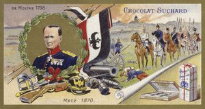 Helmuth von Moltke der Ältere und die Belagerung von Metz, Frankreich, 1870 von European School