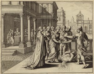 Herodias erhält den Kopf von Johannes dem Täufer von European School