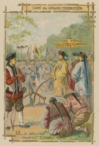 Kaiserliche Pflugzeremonie, China von European School