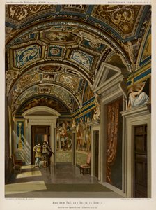 Innenraum des Palazzo Doria, Genua, Italien von European School