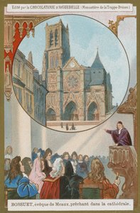 Jacques-Bénigne Bossuet, Bischof von Meaux, predigt in der Kathedrale