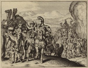 Josua und die Israeliten überqueren den Jordan und betreten Kanaan von European School