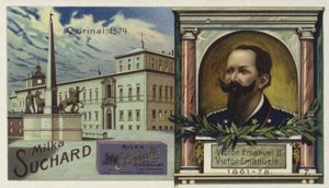König Viktor Emanuel II. von Italien und der Quirinalspalast, Rom von European School
