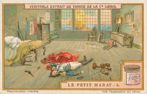 Le Petit Marat, Liebig-Karte, frühes 20. Jahrhundert