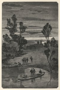 Le Pre Aux Clercs (Gravur) von European School