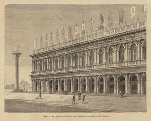Libreria Vecchia auf der Piazza San Marco in Venedig von European School