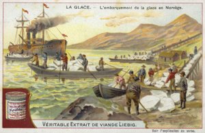 Eis auf ein Schiff laden; Norwegen von European School