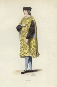 Louis XII (farbige Gravur) von European School