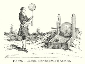 Elektrische Maschine von Otto von Guericke von European School