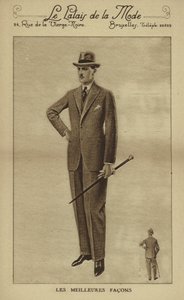 Männermode um 1930er Jahre