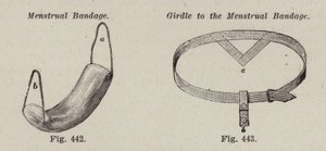 Menstruationsbinde; Gürtel zur Menstruationsbinde von European School