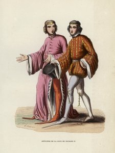 Offiziere am Hof von Richard II. von European School