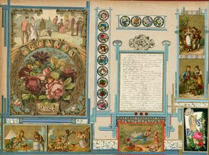 Seite aus Sammelsurium Band XI von European School
