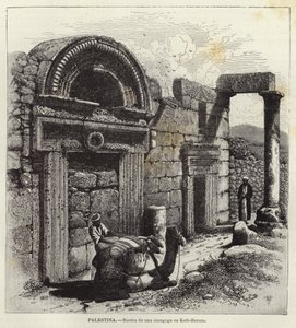 Palästina, Überreste einer Synagoge in Kefr-Beram von European School