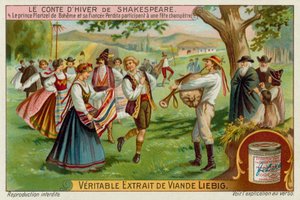 Perdita und Prinz Florizel tanzen auf einem Fest von European School