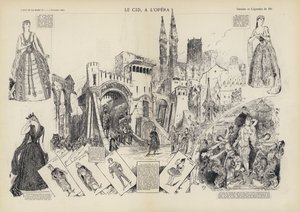 Aufführung von Jules Massenets Oper Le Cid an der Pariser Oper von European School