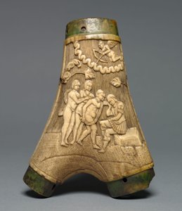 Pulverflasche, ca. 1550-80 von European School