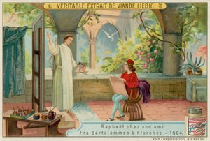 Raffael mit seinem Freund Fra Bartolommeo von European School