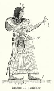 Ramses III. opfert von European School
