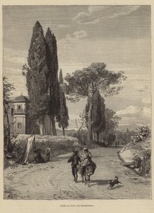 Straße von Cavi nach Genazzano von European School