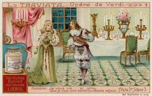 Rodolphe erklärt Violetta seine Liebe