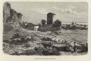 Ruinen des antiken Theaters in Syrakus von European School