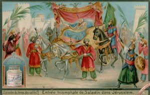 Saladins Einzug in Jerusalem von European School