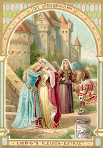 Szene aus dem Märchen Die Gänsemagd der Brüder Grimm von European School