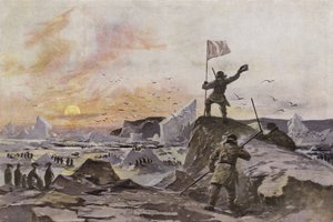 Der schottische Entdecker Thomas Simpson entdeckt Victoria Land in der kanadischen Arktis, September 1838