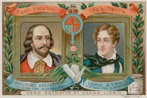 Shakespeare und Byron von European School