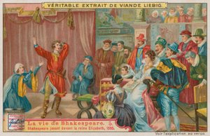 Shakespeare spielt 1595 vor Königin Elisabeth I. von European School