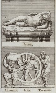 Somnus, Sisyphus, Ixion, Tantalus (Stich) von European School