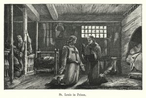 St. Louis im Gefängnis (Gravur) von European School