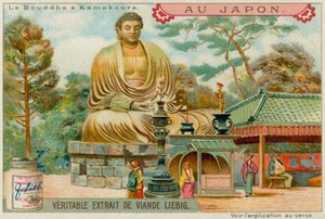 Statue von Buddha in Kamakura von European School