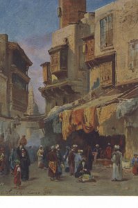 Straßenszene aus Kairo, Ägypten