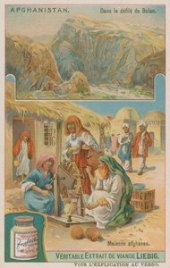 Der Bolan-Pass und ein afghanisches Haus von European School
