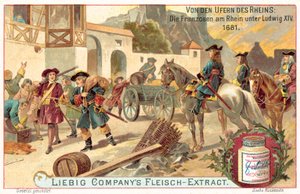 Die französische Armee unter Ludwig XIV am Rhein, 1681 von European School