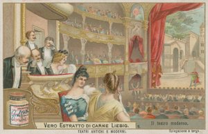 Das moderne Theater (ca. 1900) von European School