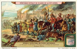 Die Mongolen fallen in Polen und Schlesien ein und brennen Breslau nieder von European School