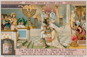 Die Königin von Saba unterbricht die Hochzeit von Assad und Sulamith