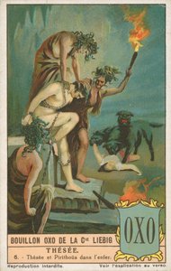 Theseus, Liebig-Karte, frühes 20. Jahrhundert