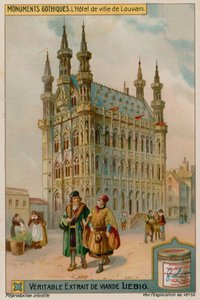 Rathaus von Löwen in Belgien von European School